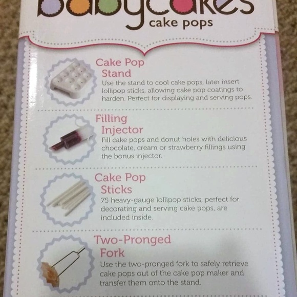 babycakes Other New The Original Babycakes Cake Pop Maker 2 Cp